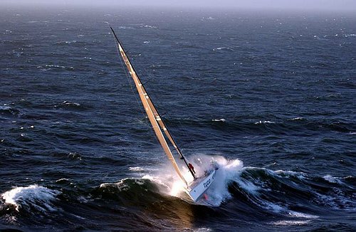 riding the waves
